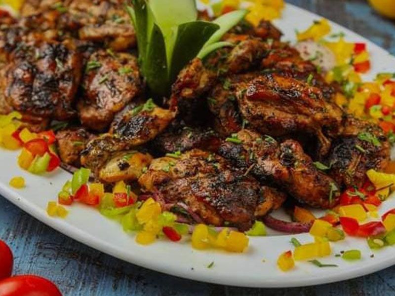 Tawook, Pane or Fillet with Pomegranate Molasses