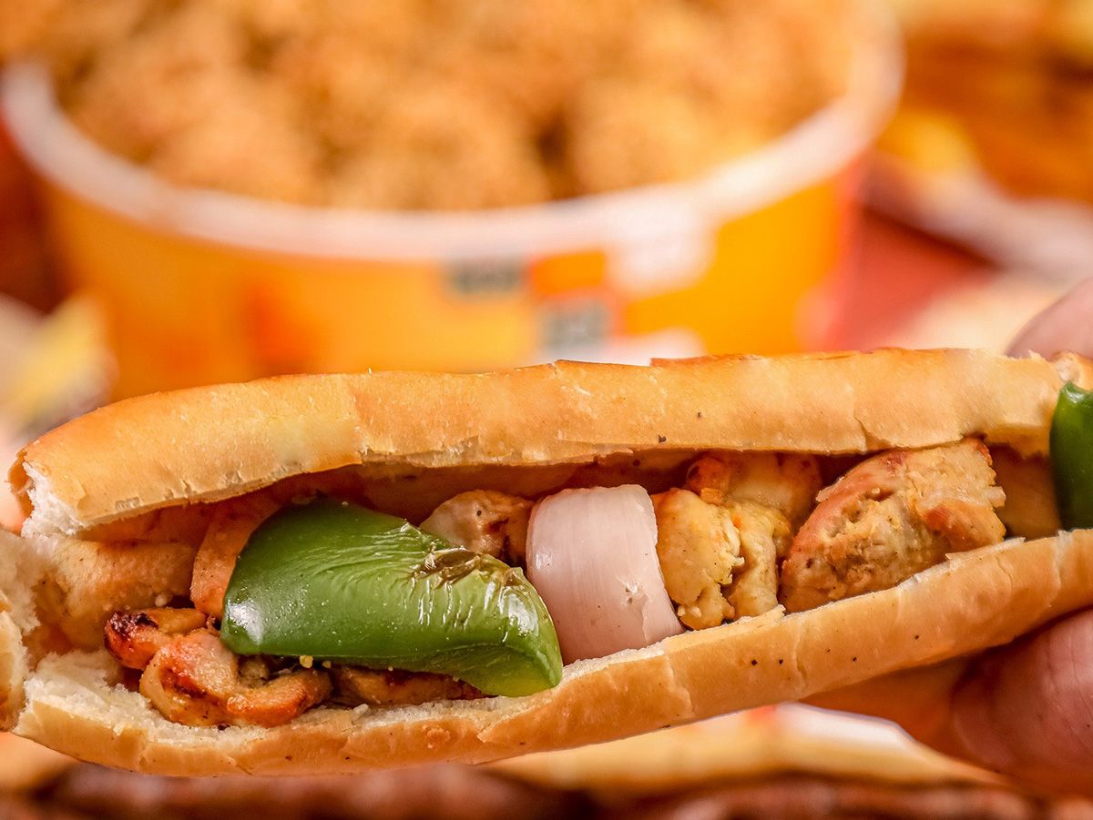 Shish tawook sandwich