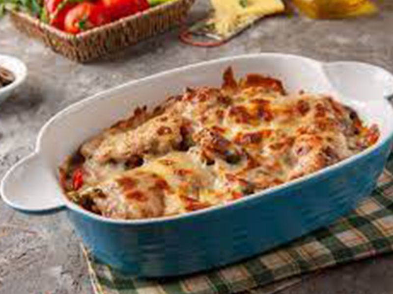Oven Shish Tawook With Cheese