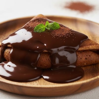 Crepe Plain Chocolate
