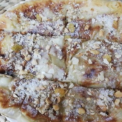Chocolate and Coconut Baladi Ghee Feteera