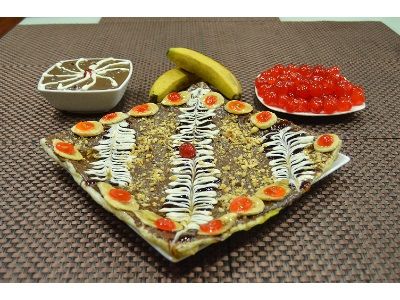 Chocolate With Nuts Pie