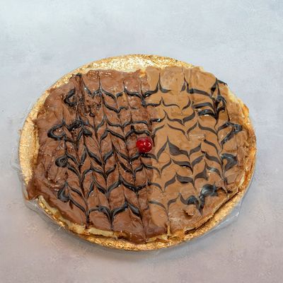 Mix lotus and chocolate pie