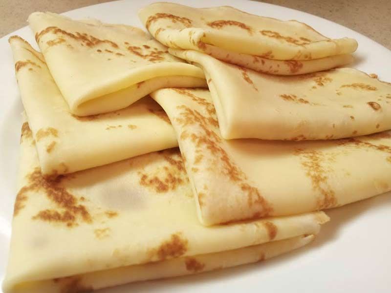 White Chocolate With Cream Crepe