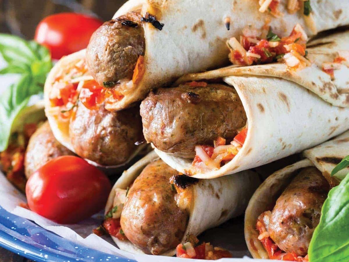 Oriental Sausages Sandwich