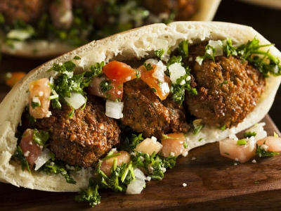 Spicy Stuffed Falafel Saroukh