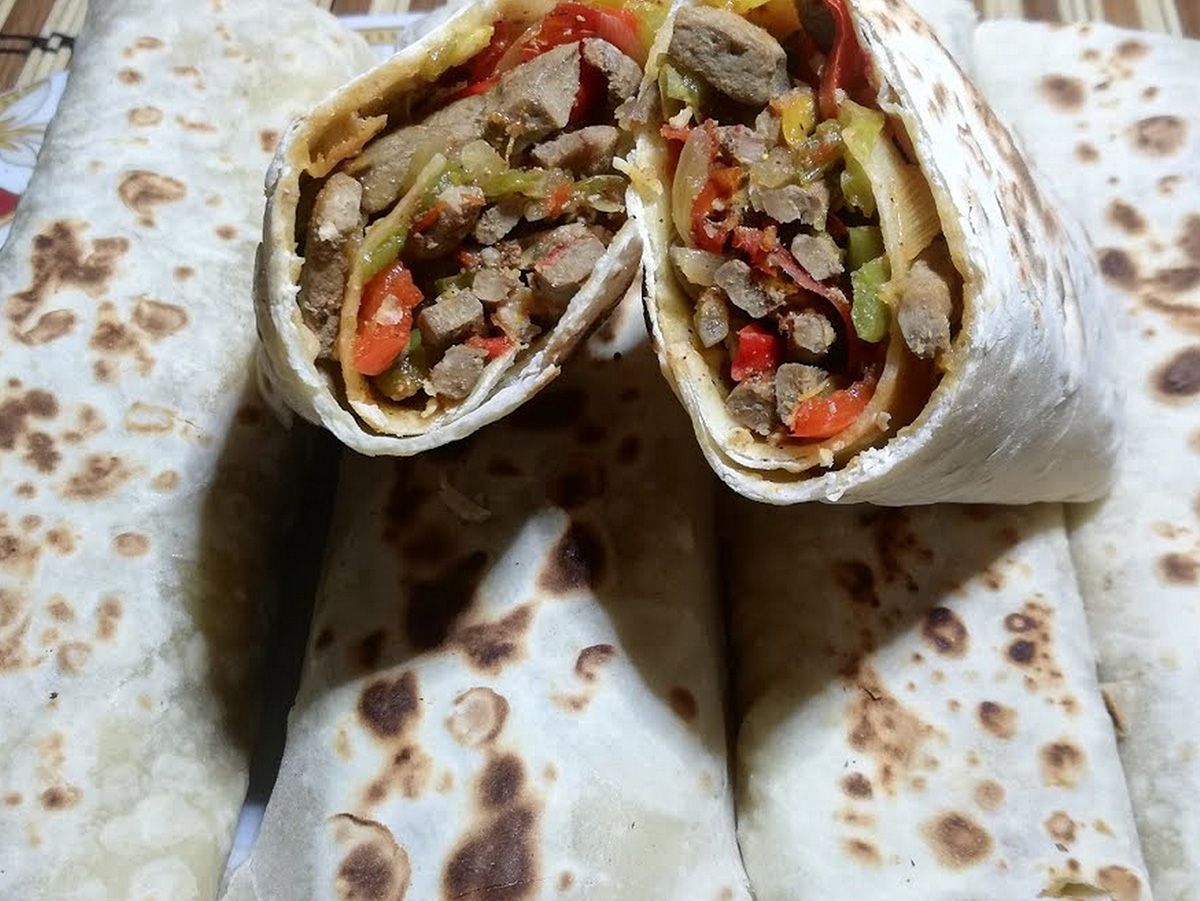 Liver Saroukh Sandwich