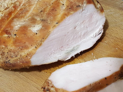 Smoked turkey meat rocket