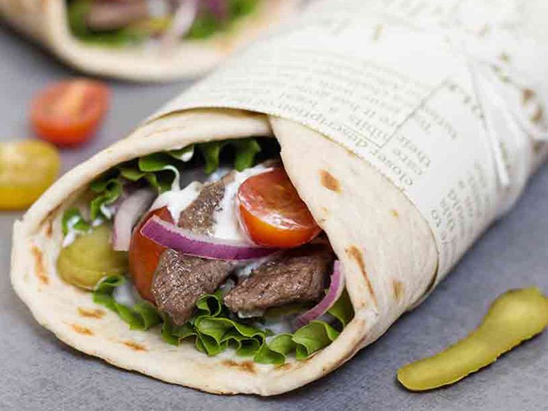 Meat Saroukh Sandwich