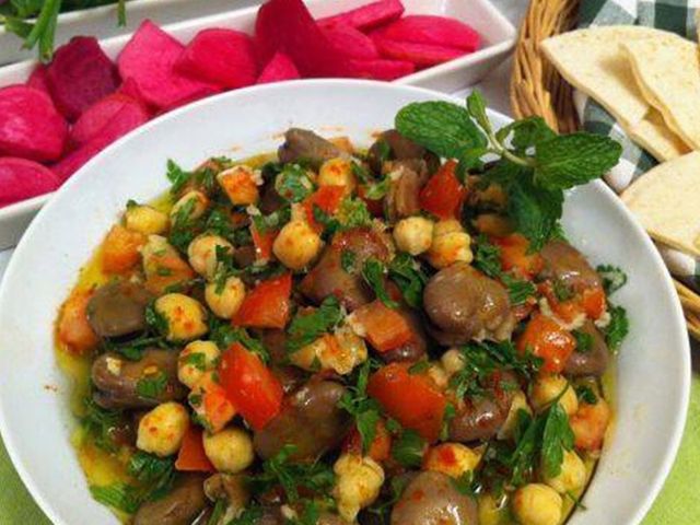 Foul With Chickpeas Platter