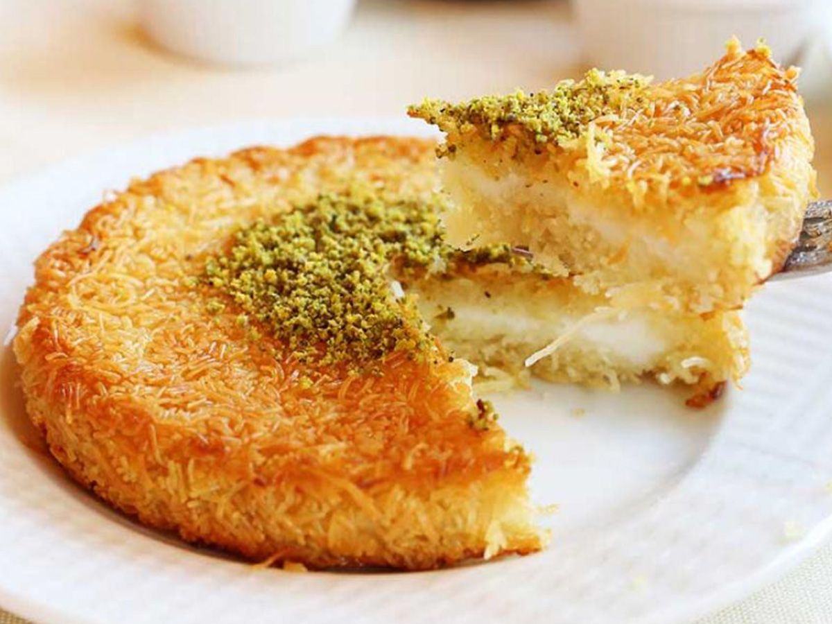Nabulsi Konafa dish