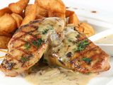 Chicken Breast With Mushrooms And Rice