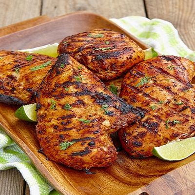Smoked chicken breasts by weight