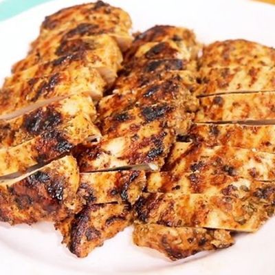 Grilled chicken breasts