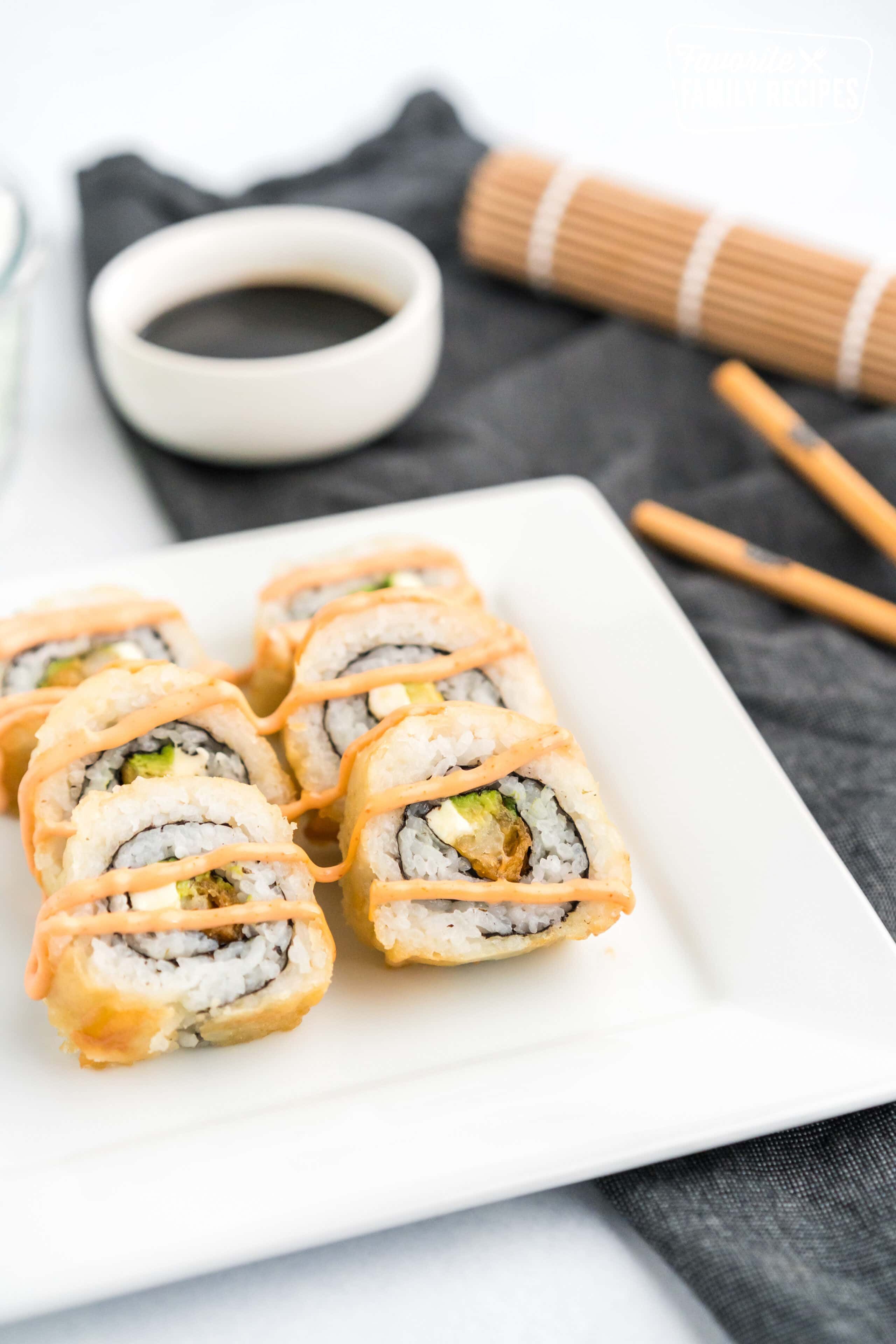 Cheddar Shrimp Maki Fried Roll