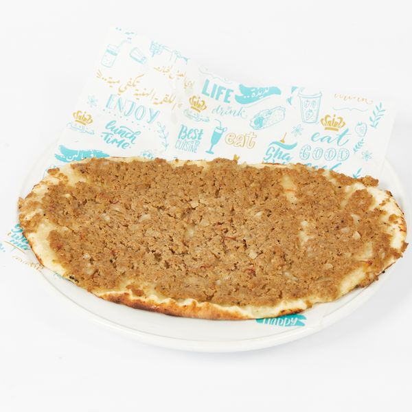 Meat Safiha with yogurt