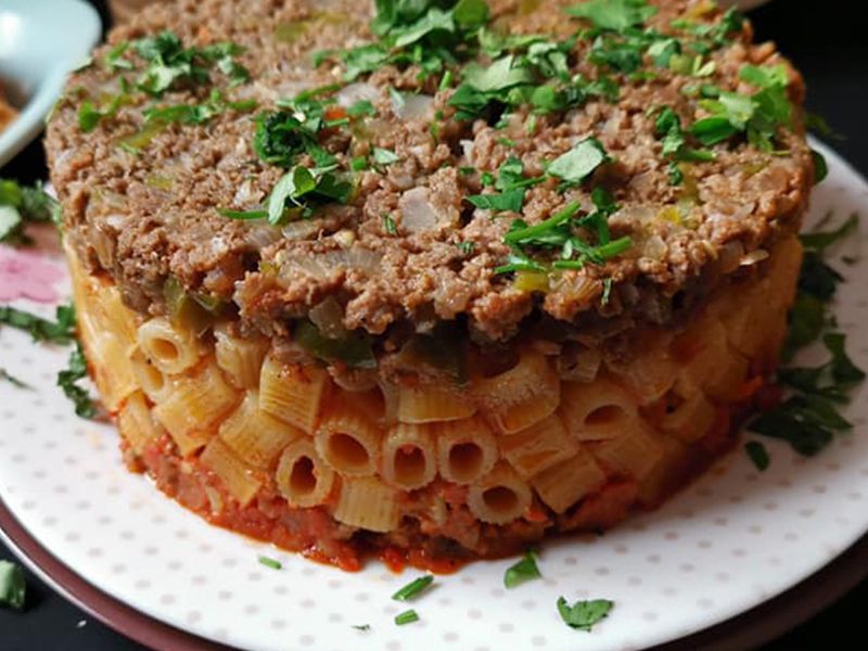 Bechamel Pasta Casserole With Minced Meat