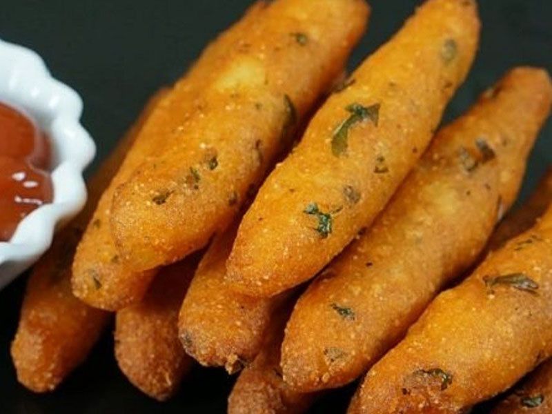 French Fries With Ketchup Packet