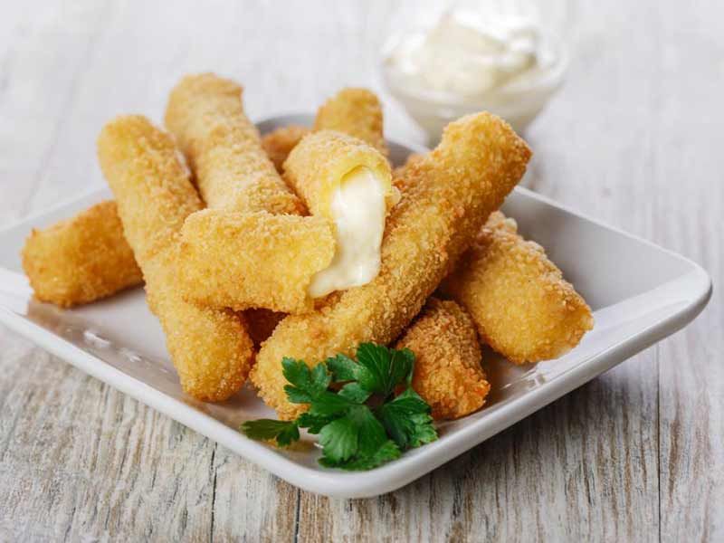 French Fries With Roumi Cheese Sandwich