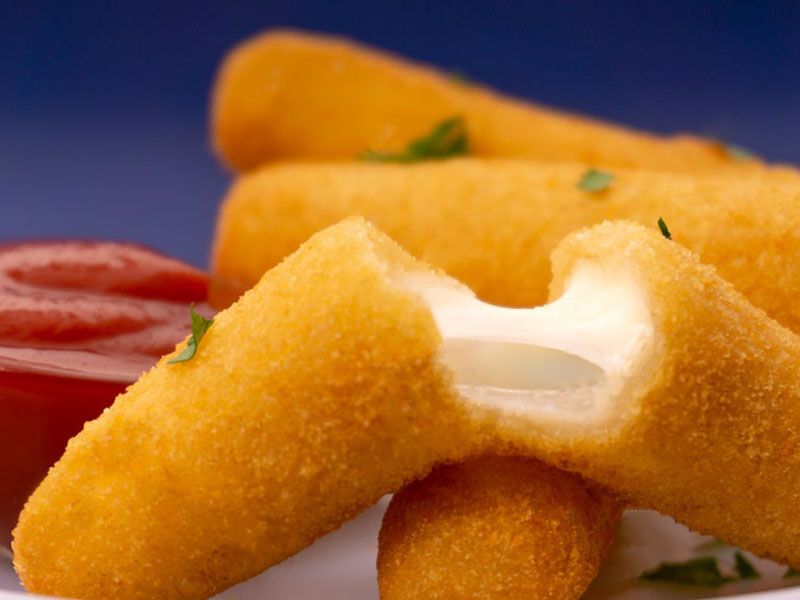 Fried Mozzarella Cheese