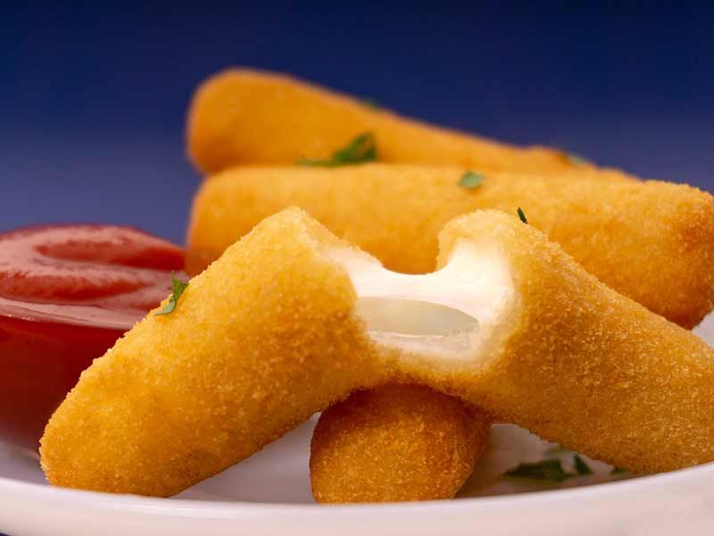 French Fries With Mozzarella Cheese Sandwich