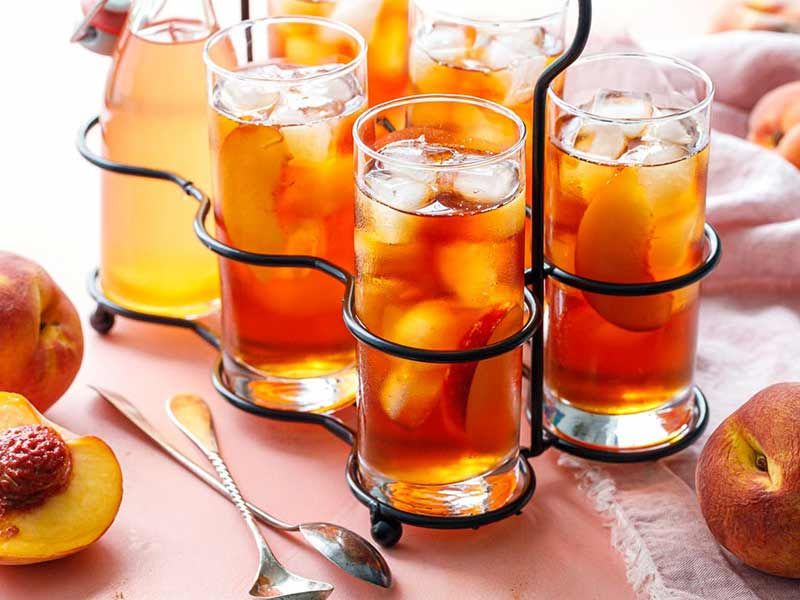 Peach Soda Drink