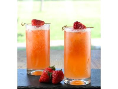 Mango And Strawberry Soda
