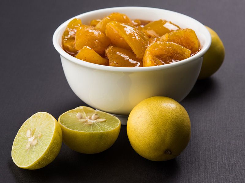 Pickled Lemons With Safflower