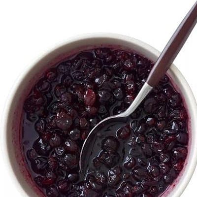 Blueberry sauce