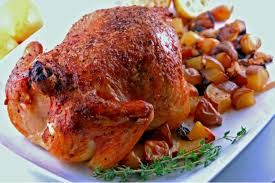 Half Duck With French Fries Tray