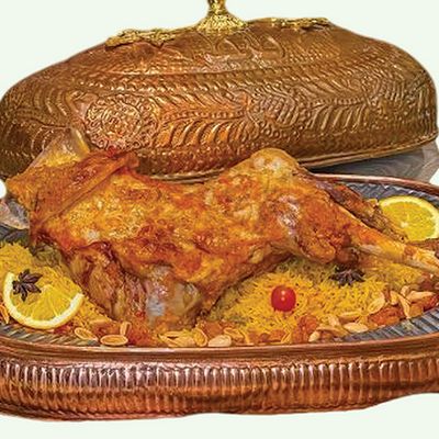 أضلاع خروف مع أرز