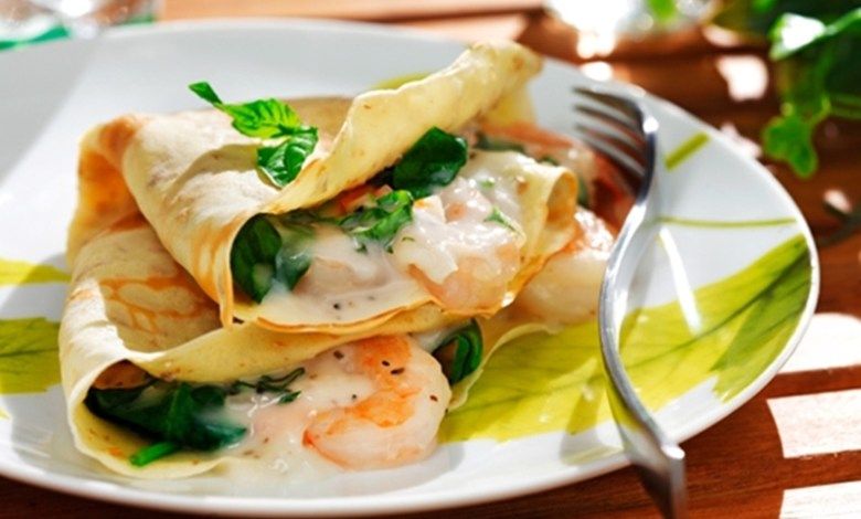 Seafood Crepe