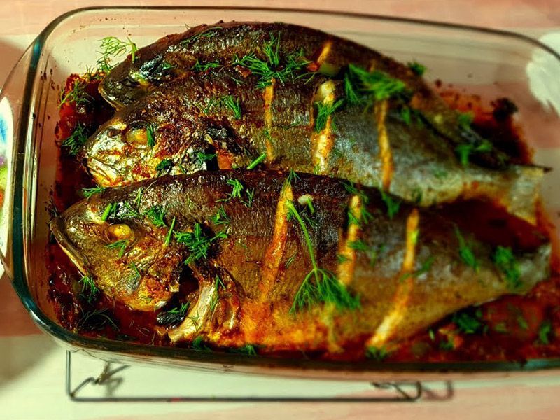 Gilthead Bream Fish Casserole