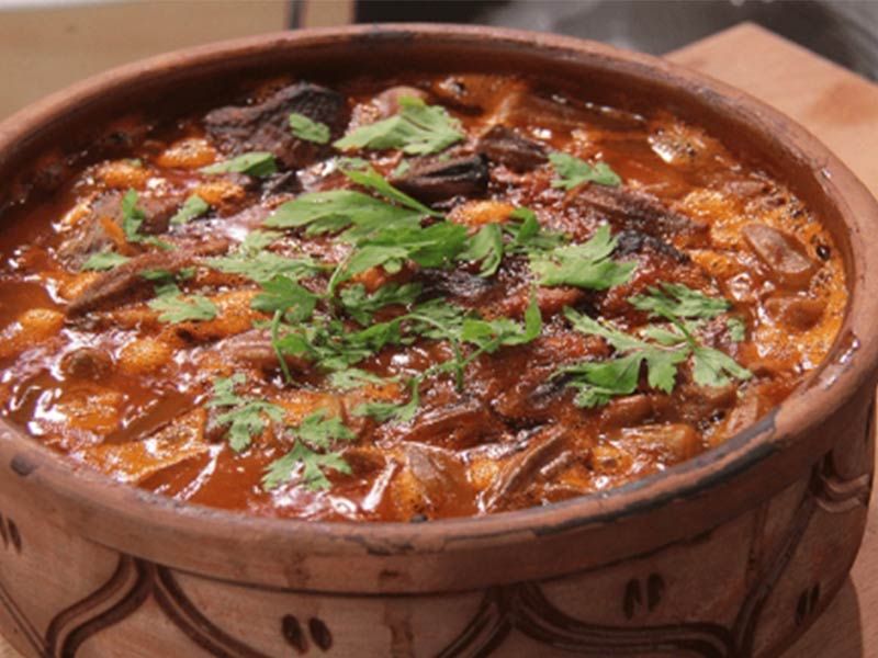 Okra With Meat Casserole