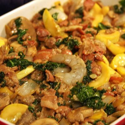 Seafood casserole