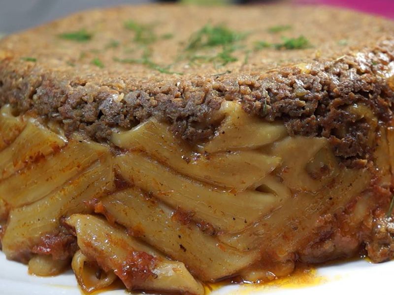 Pasta With Meat Casserole