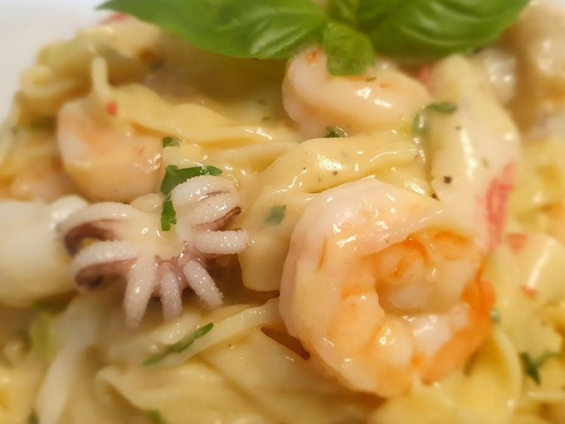Seafood Pasta Casserole
