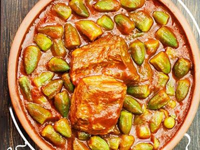 Okra With Meat Casserole