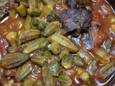 Okra With Meat Casserole