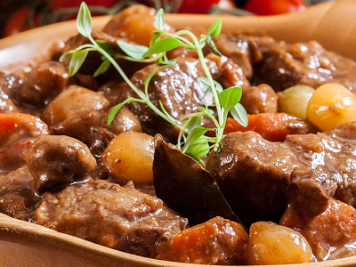 Okra with meat Casserole