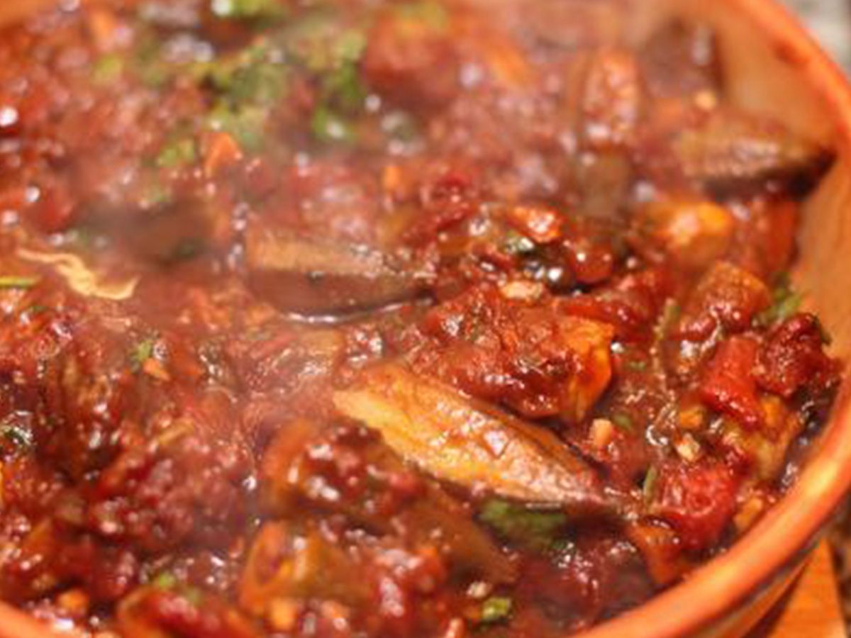 Okra Tagin with Balady Meat