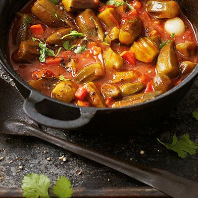 Okra With Meat Casserole