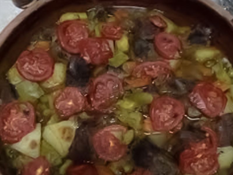 Okra With Meat Casserole