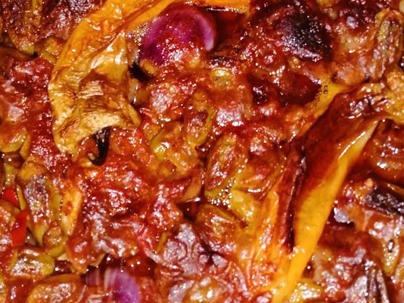 Okra With Meat Casserole
