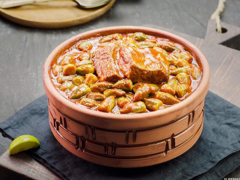 Okra With Meat Casserole