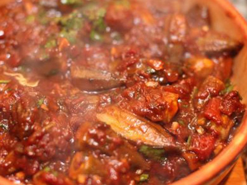 Okra With Meat Casserole