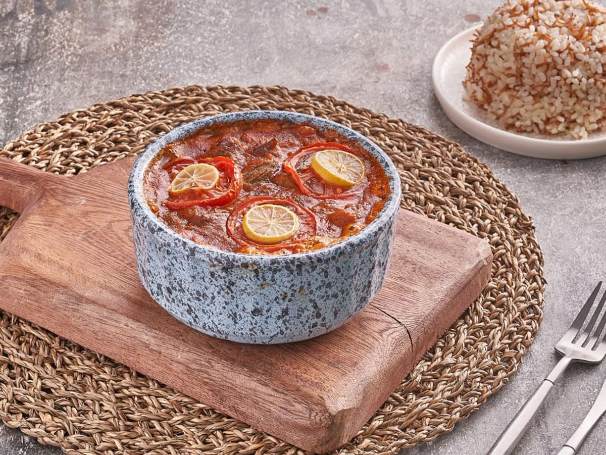 Okra With Meat Tajine