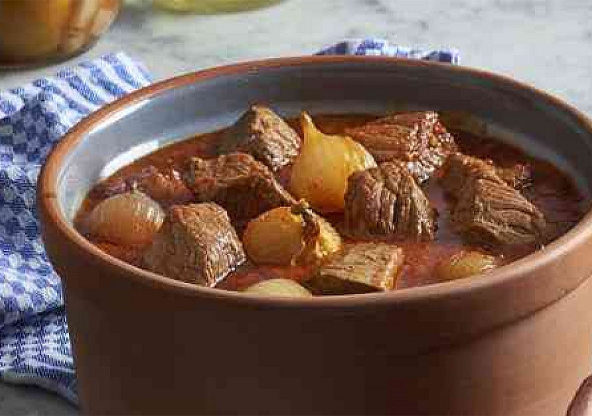 Meat with onions