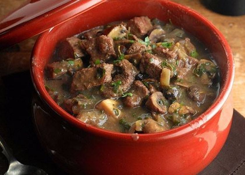 Meat With Onions Casserole