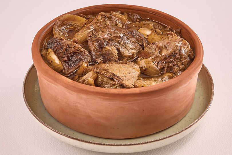 Onion with Meat Casserole